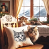 NEU Stickdatei Applikation Katze Kitten Tabby Lunachild