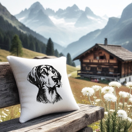 NEU Stickdatei Gebirgsschschweißhund August
