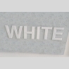 Acrylbuchstaben 3 mm weiß glänzend - wetterfest