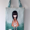 Wendetasche Jen Mädchen auf grün/Herz