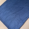 Waffelpique jeansblau Piqué Nelson blau Pique