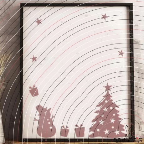 Wald Weihnachten Plotterdatei SVG DXF