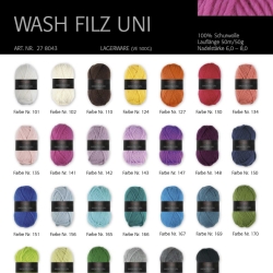 Filzwolle ProLana Wash Filz Uni 50g - div. Farben
