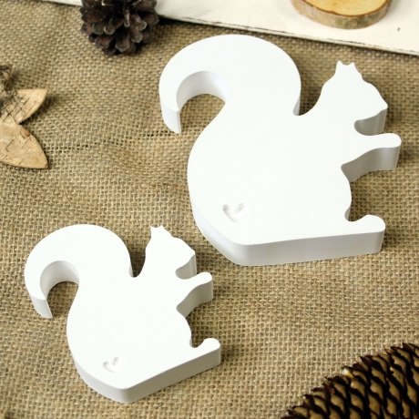 Herbstdeko Eichhörnchen Figur – Tierfigur in Keramikoptik