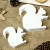 Herbstdeko Eichhörnchen Figur – Tierfigur in Keramikoptik