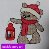 WeihnachtsTeddy Benny 13x18 