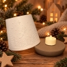 LED Windlicht Hirsch & Rehkitz – Winterwald Weihnachtsdeko