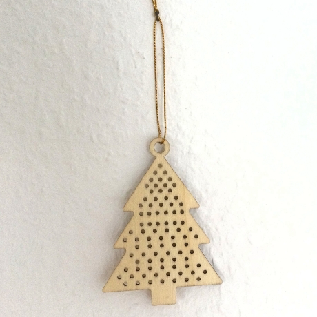 Dekohänger 2er Set für Weihnachten aus Holz von Hobbyhaus