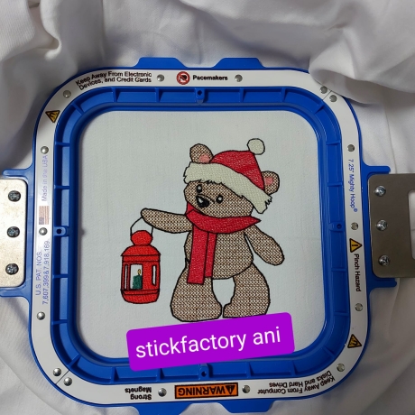 WeihnachtsTeddy Benny 13x18 