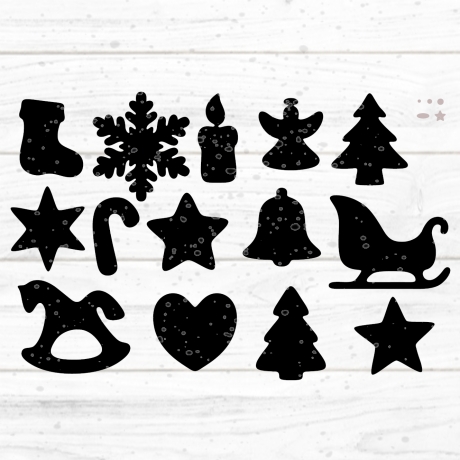 Weihnachtsformen Plotterdatei SVG DXF FCM