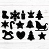 Weihnachtsformen Plotterdatei SVG DXF FCM