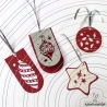 Weihnachtsgeschenk-Anhänger Plotterdatei SVG DXF