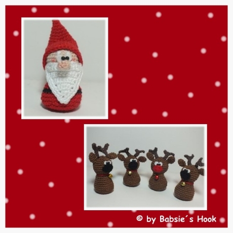 Häkelanleitung ♡ Weihnachtsmann´s #@$%quartett♡