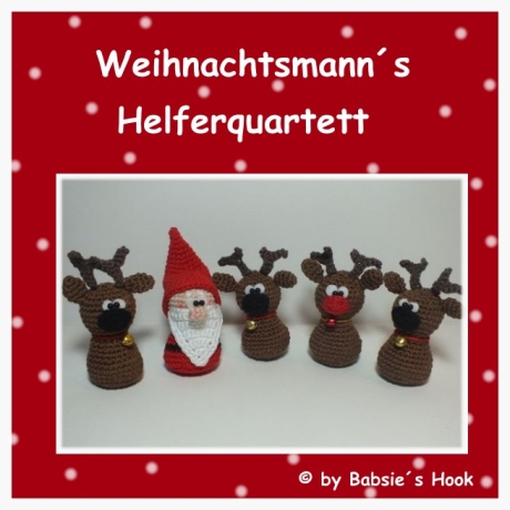 Häkelanleitung ♡ Weihnachtsmann´s #@$%quartett♡