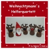 Häkelanleitung ♡ Weihnachtsmann´s #@$%quartett♡