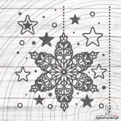 Weihnachtssterne Plotterdatei SVG DXF 