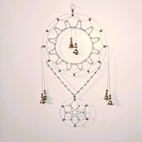 Weihnachts-Traumfänger Wandschmuck Wohndeko Dreamcatcher (2 in 1)