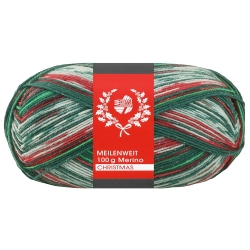 Lana Grossa Meilenweit Christmas, 4-fädige Sockenwolle 100g