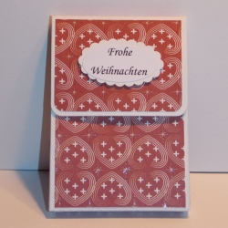 Kleine Schachteln Weihnachten Weiß mit Herzen