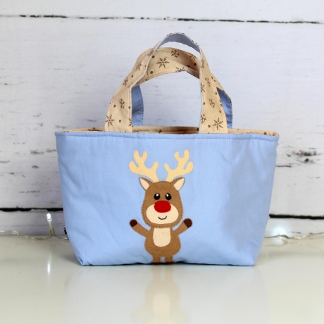 Rentier ~ Kindertasche | Wendetasche | Weihnachten | Tasche