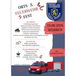 Kinderbasteln auf Feuerwehr-Fest Dorffest in Werben bei Leipzig 