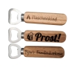 Flaschenöffner personalisiert Holz