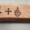 Flaschenöffner personalisiert Holz