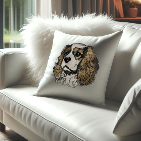 NEU Stickdatei Applikation King Charles Agatha Lunachild