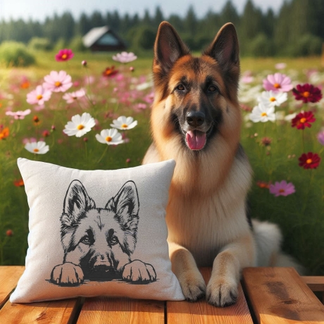 NEU Stickdatei deutscher Schäferhund Helli Hund
