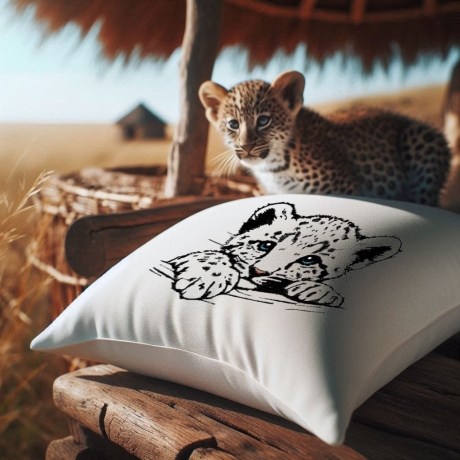 NEU Stickdatei Leopard Baby Finn Lunachild