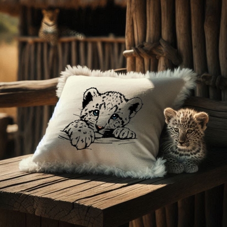 NEU Stickdatei Leopard Baby Finn Lunachild