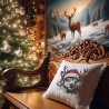 NEU Stickdatei Hirsch mit Weihnachtsmütze Blade