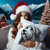 NEU Stickdatei  Bearded Collie Mike Hund LunaChild