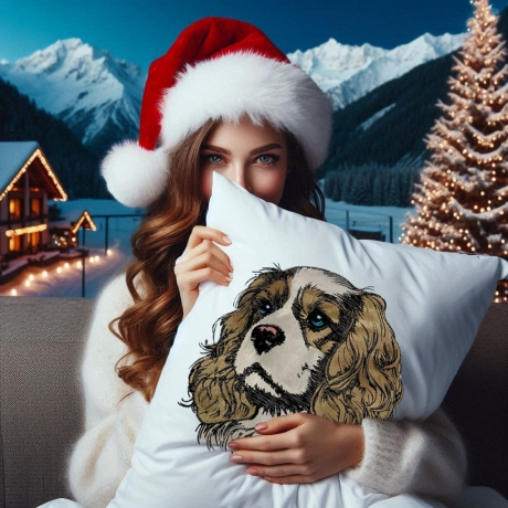 NEU Stickdatei Applikation King Charles Agatha Lunachild