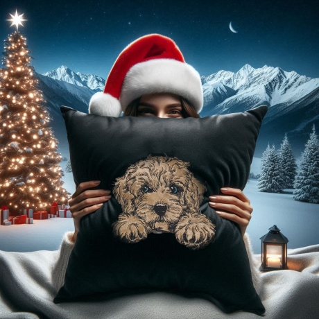 NEU Stickdatei Applikation Cockapoo Funny realistisch