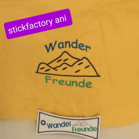 Wander Freunde und Schlüsselanhänger Stickdatei Set