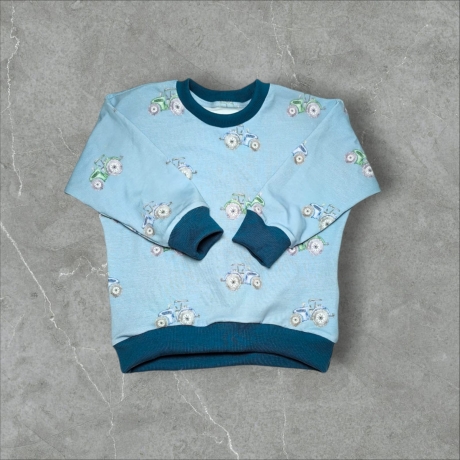 Kinderpullover Traktor Trecker - handmade Geschenk für Jungen