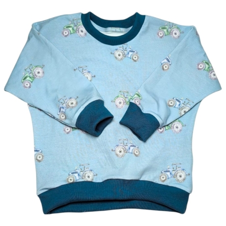 Kinderpullover Traktor Trecker - handmade Geschenk für Jungen