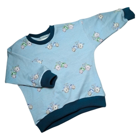 Kinderpullover Traktor Trecker - handmade Geschenk für Jungen