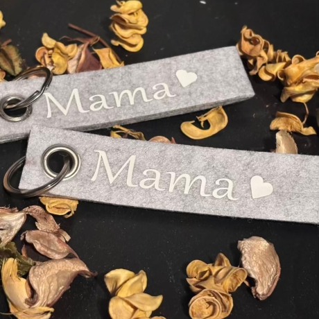 Schlüsselanhänger Filz – Mama