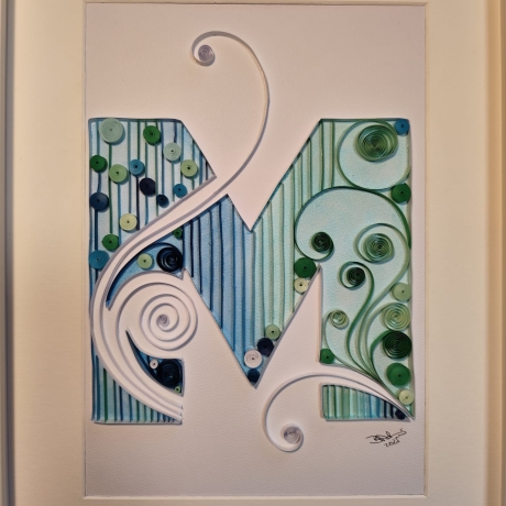 Buchstaben - Typografie von A bis Z - Quilling Technik