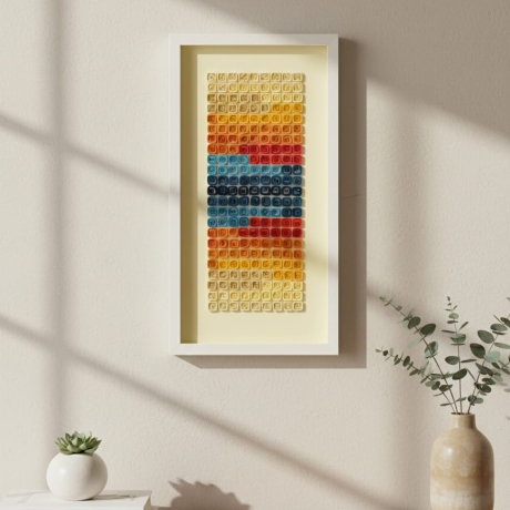 Square, Square, Square - Quilling Technik - Unikat