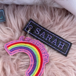 Schlüsselanhängerset mit 10 Namen