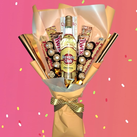 Essbarer Blumenstrauß Havana Club