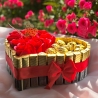 Merci Pralinentorte Geschenkidee Ferrero Rocher Rot