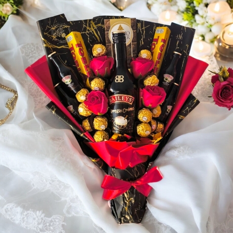 Essbarer Genussstrauß mit Baileys – Exklusives Geschenk