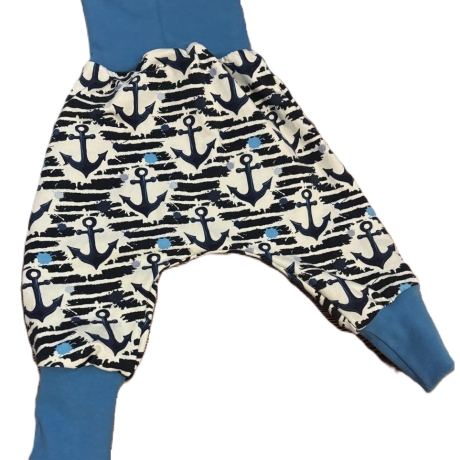 Pumphose Lange Hose Kind Kleinkind Jogger Anker 80 86