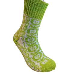 grüne Apfelsocken in Gr. 40