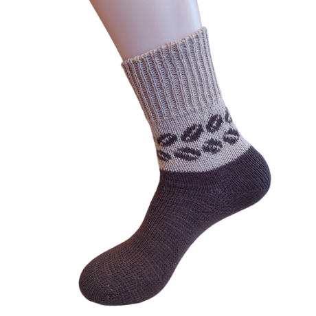 Coffee-Lover - Hybrid-Kaffee-Latte-Socken in  Gr. 39-40
