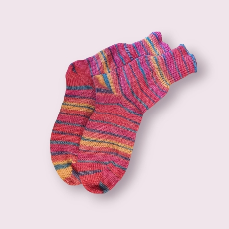 Powerful pink - Stinos (Socken) in Gr. 37